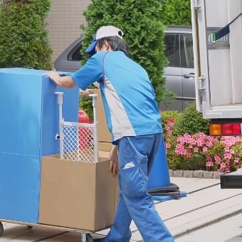 荷物搬出のチェック